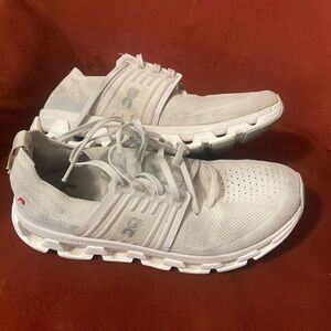 On Running Light Gray Athletic Shoes